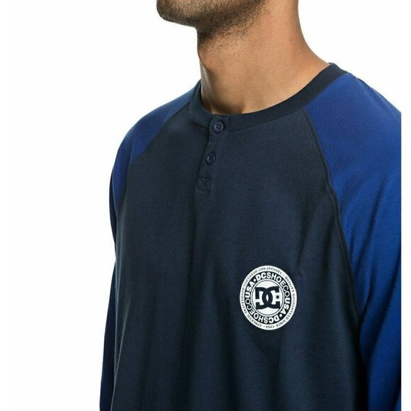 DC Shoes Other - DC shoes Men's Classic Light weight Long Sleeve Henley Shirt Top M Black Iris